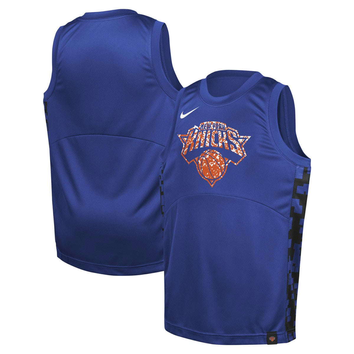 Nike New York Knicks Youth Courtside Starting Five Team Jersey Blue