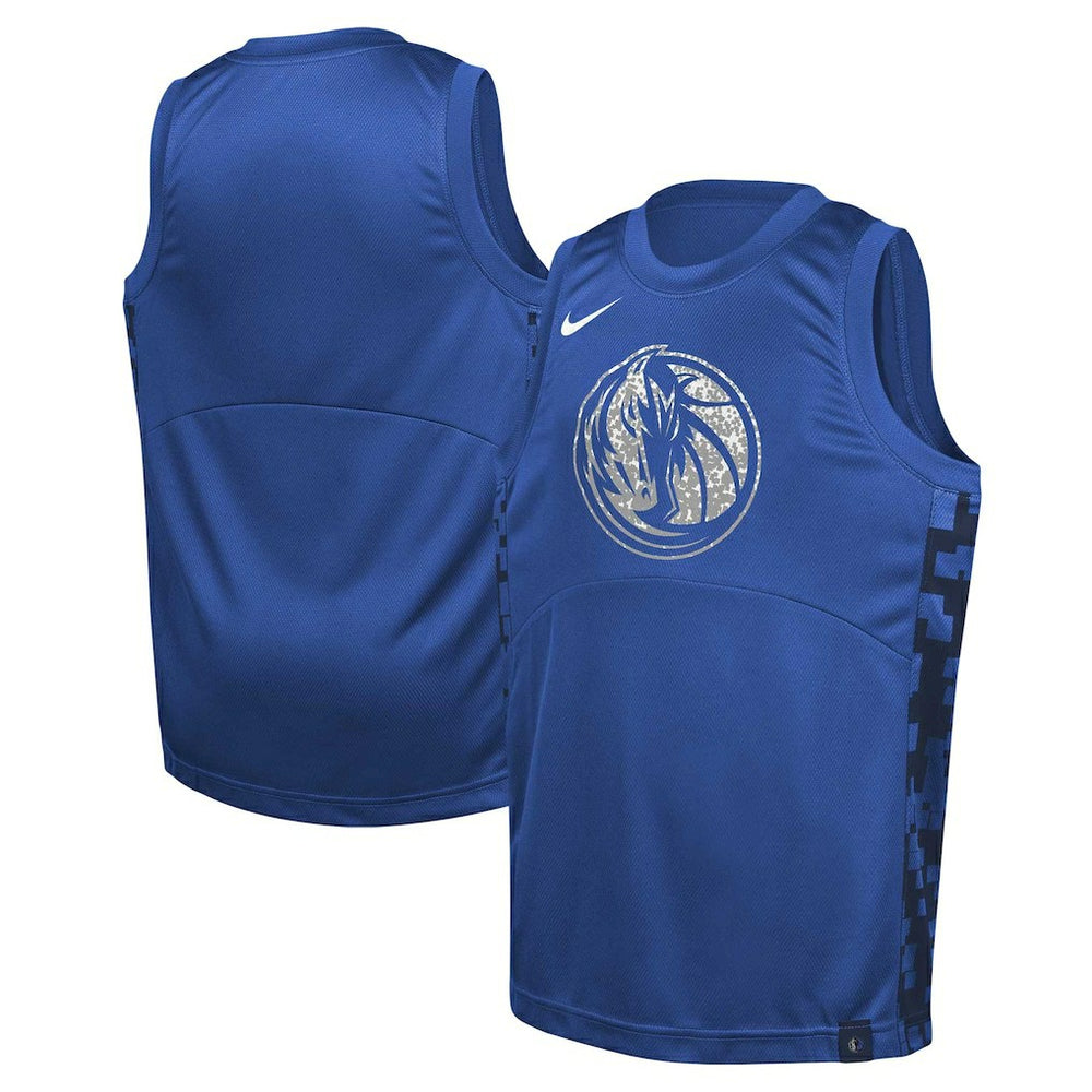 Nike Dallas Mavericks Youth Courtside Starting Five Team Jersey Blue