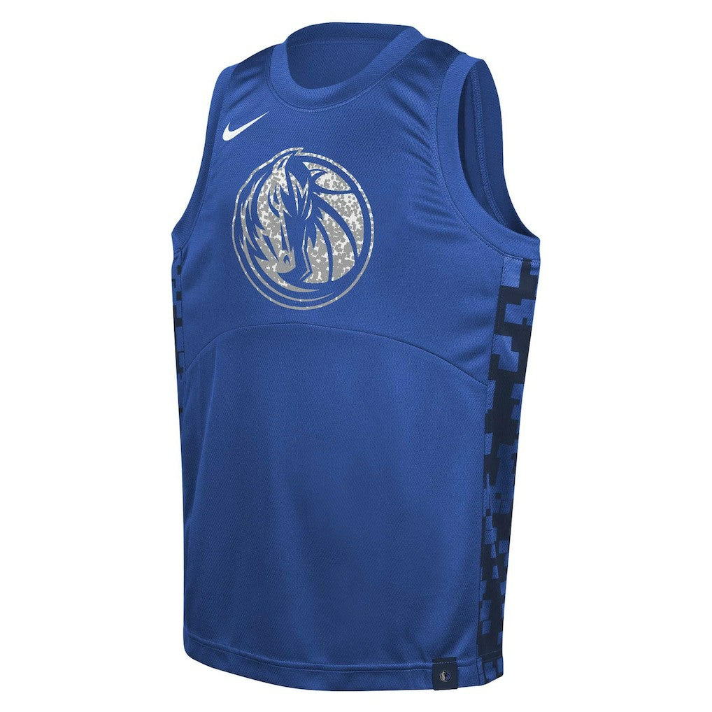 Nike Dallas Mavericks Youth Courtside Starting Five Team Jersey Blue