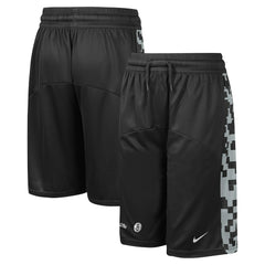 Nike Brooklyn Nets Youth Courtside Starting Five Team Shorts Black