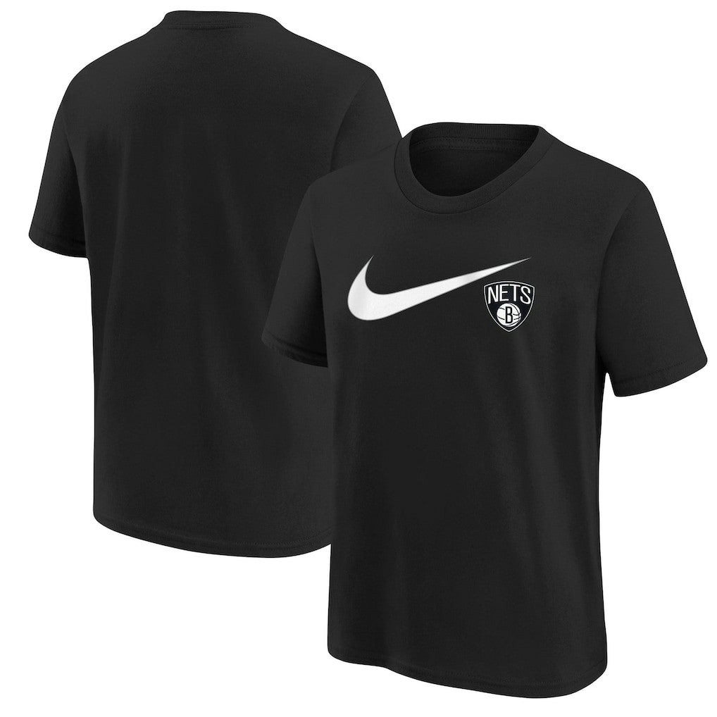 Nike Brooklyn Nets Youth Swoosh T-Shirt Black