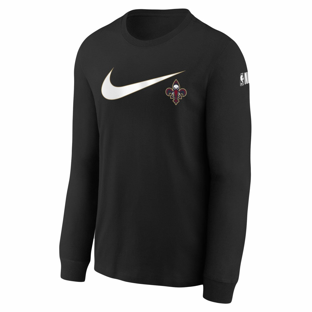 Nike New Orleans Pelicans Youth Swoosh Long Sleeve T-Shirt Black