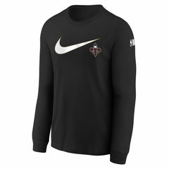 Nike New Orleans Pelicans Youth Swoosh Long Sleeve T-Shirt Black