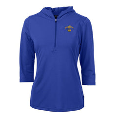 Seattle Mariners Cutter & Buck Women's City Connect Virtue Eco Pique Half-Zip 3/4 Sleeve Pullover Hoodie Near Me