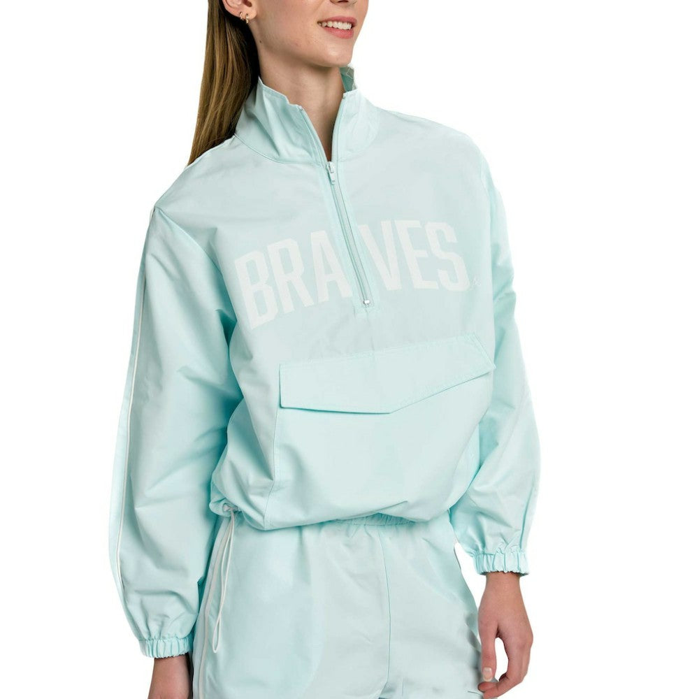 Atlanta Braves Lusso Women's Parker Half-Zip Jacket Online