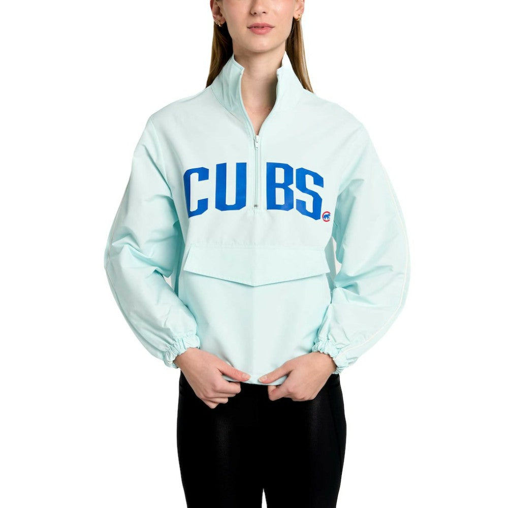 Chicago Cubs Lusso Women's Parker Half-Zip Jacket for sale