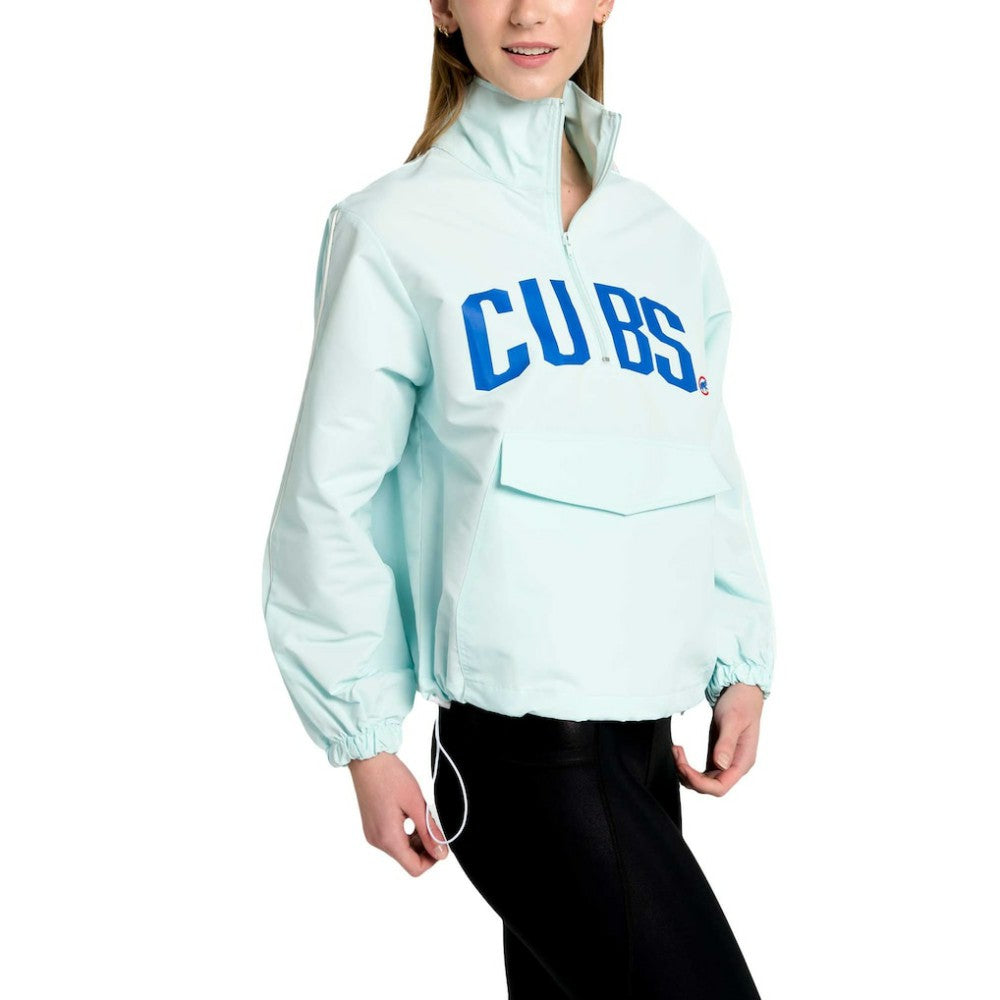 Chicago Cubs Lusso Women's Parker Half-Zip Jacket for sale