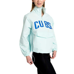 Chicago Cubs Lusso Women's Parker Half-Zip Jacket for sale
