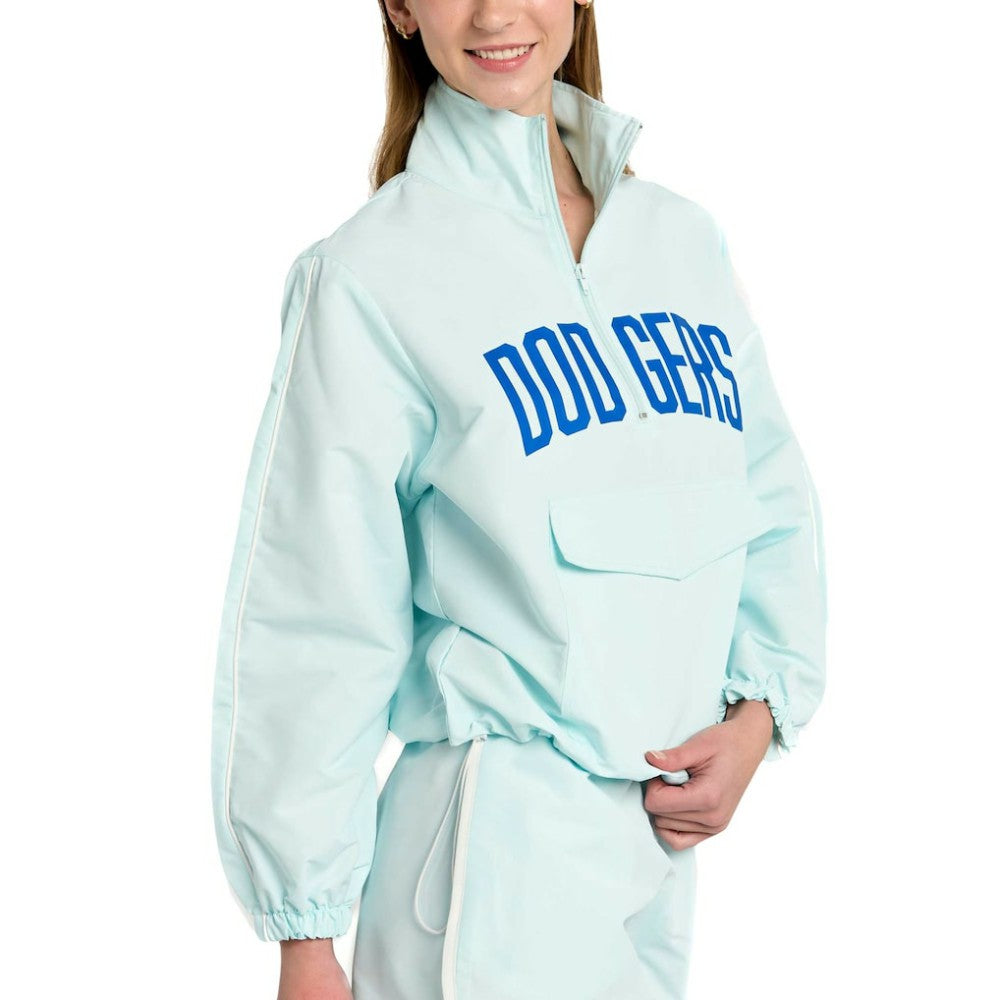 Los Angeles Dodgers Lusso Women's Parker Half-Zip Jacket Discount