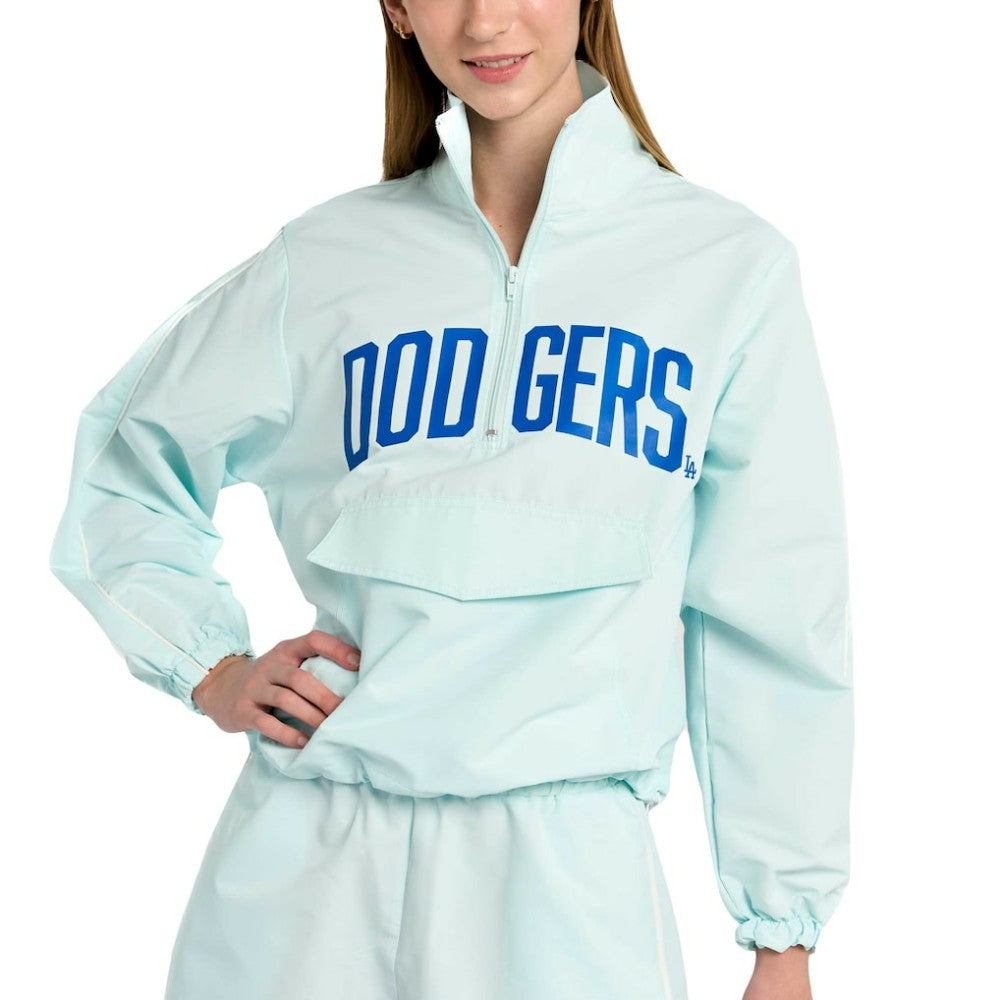 Los Angeles Dodgers Lusso Women's Parker Half-Zip Jacket Discount
