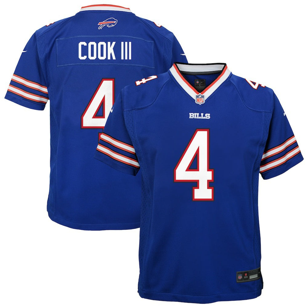 James Cook III Buffalo Bills Youth Game Jersey - Royal - Nike