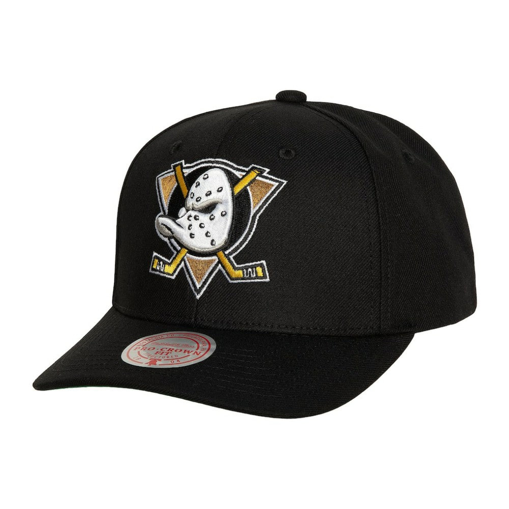 Anaheim Ducks Mitchell & Ness Team Ground Pro Adjustable Hat - Black | NHL on sale