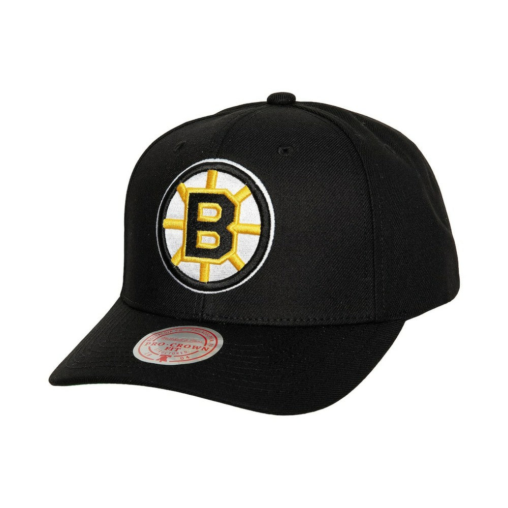 Boston Bruins Mitchell & Ness Team Ground Pro Adjustable Hat - Black | NHL online