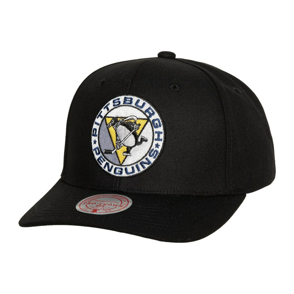 Pittsburgh Penguins Mitchell & Ness Team Ground Pro Adjustable Hat - Black | NHL discount