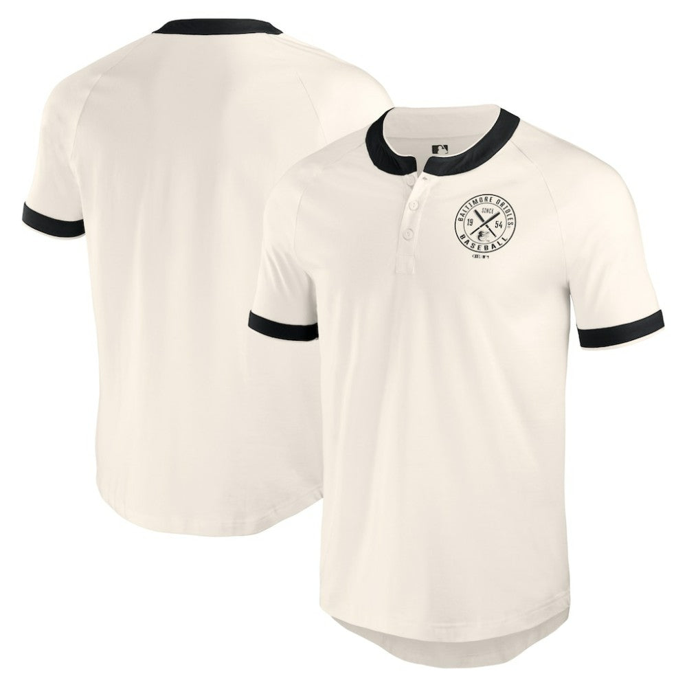 Baltimore Orioles Darius Rucker Collection by Fanatics Henley Raglan T-Shirt Sale
