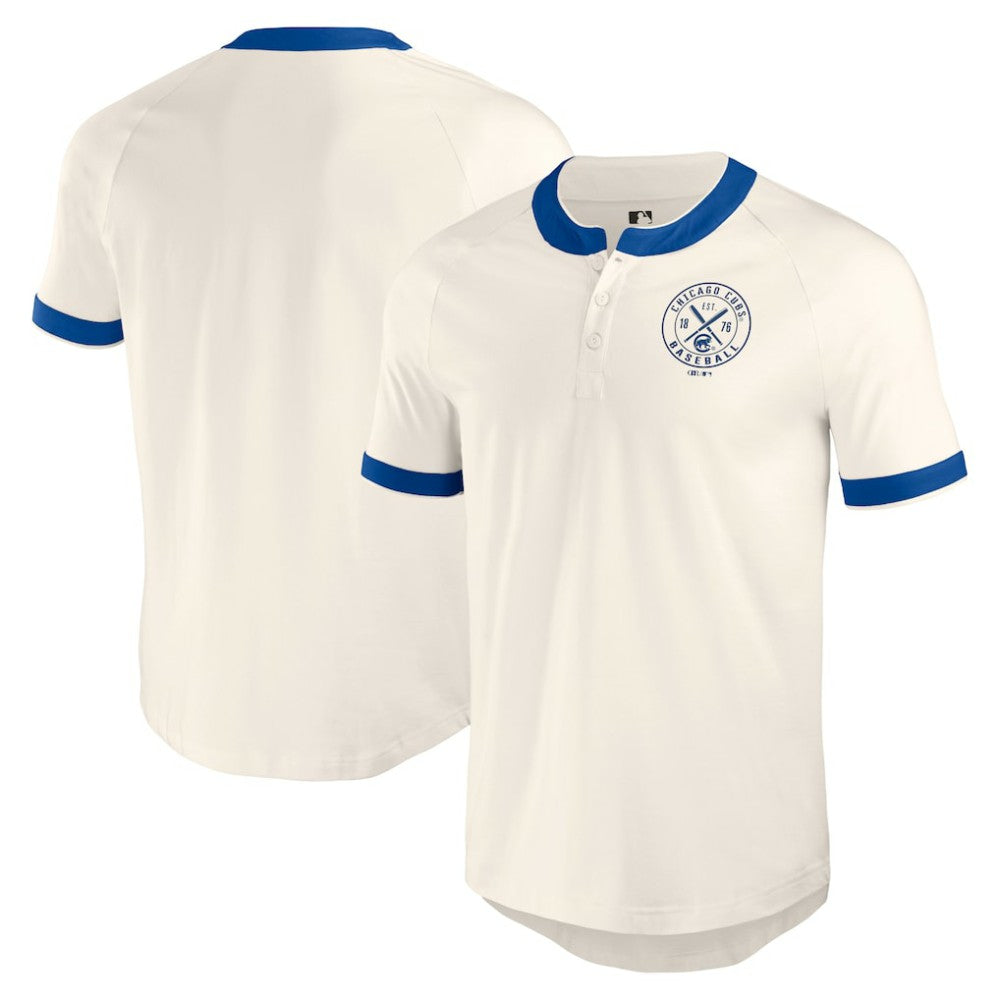 Chicago Cubs Darius Rucker Collection by Fanatics Henley Raglan T-Shirt Discount