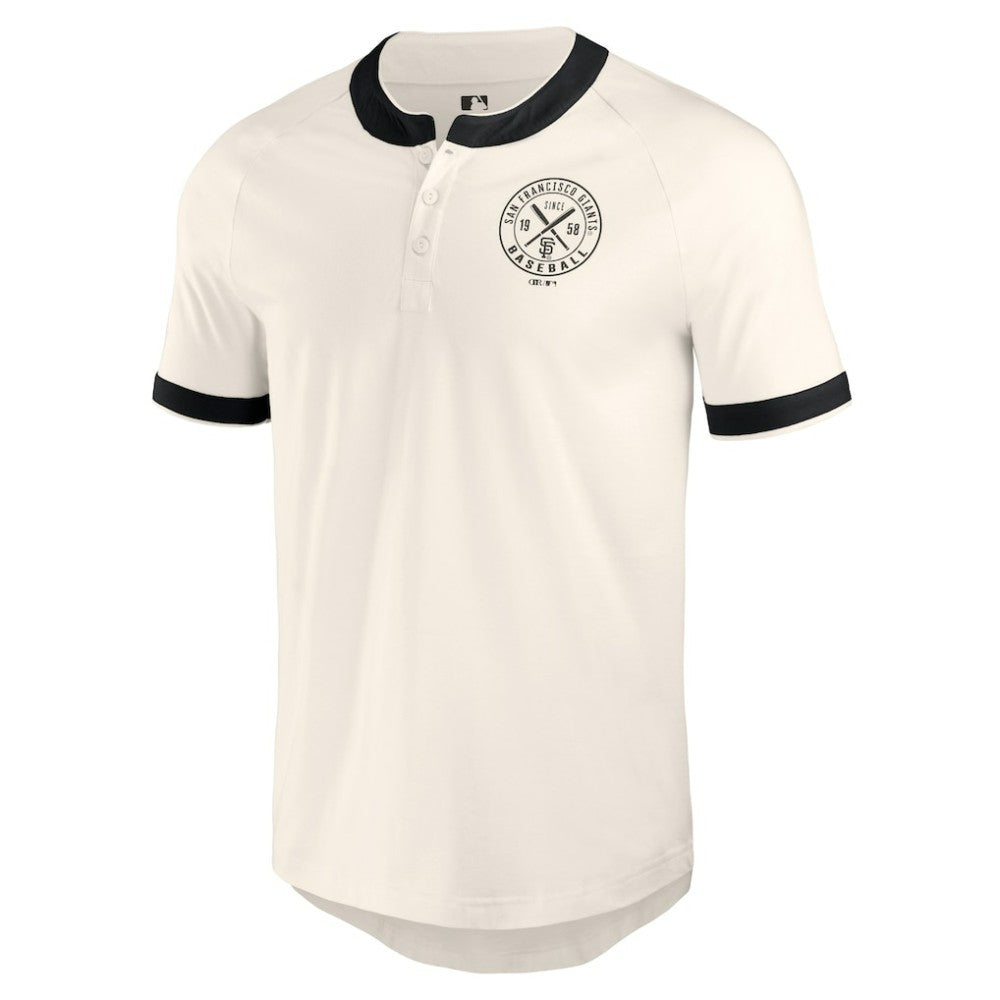 San Francisco Giants Darius Rucker Collection by Fanatics Henley Raglan T-Shirt Discount