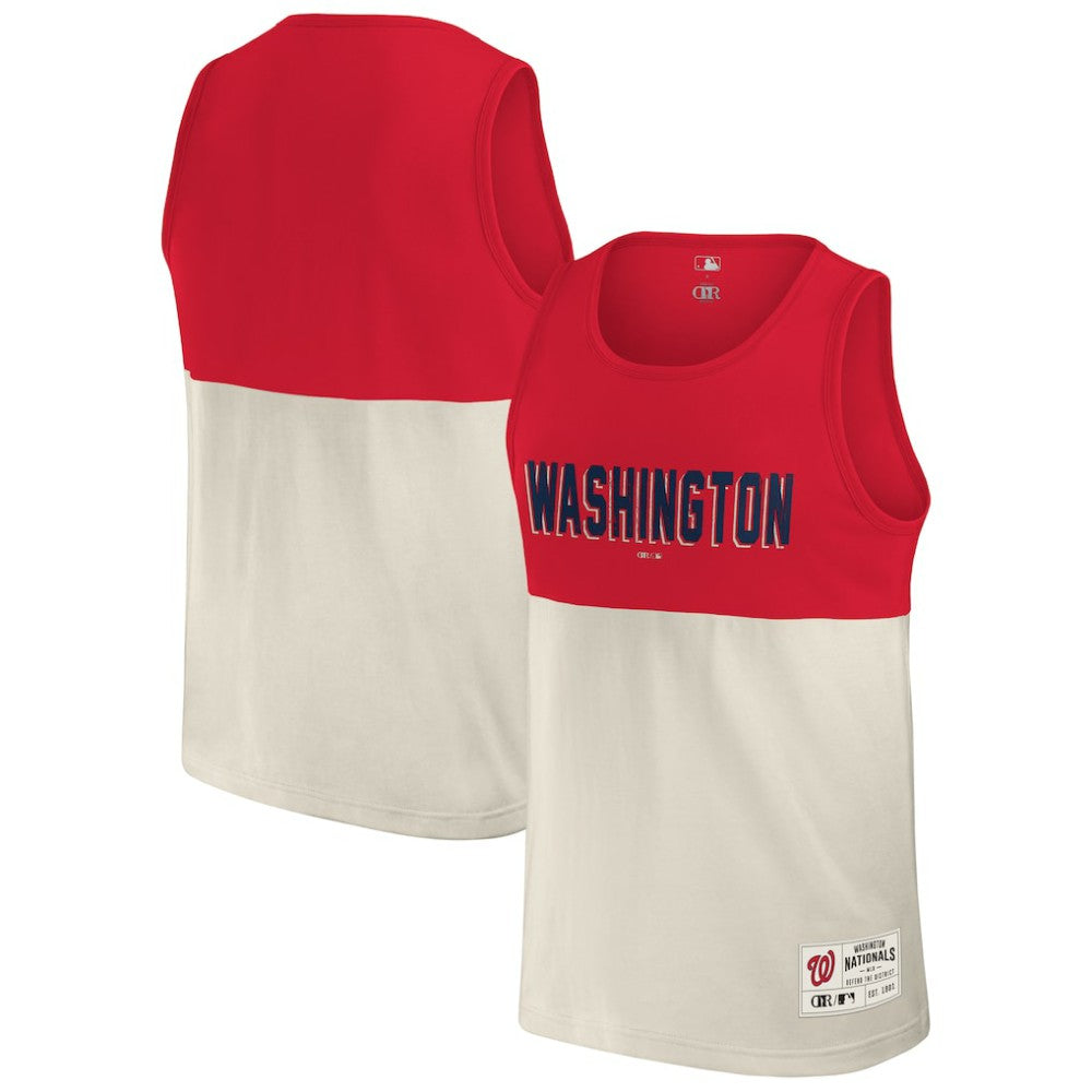 Washington Nationals Darius Rucker Collection by Fanatics Colorblock Tank Top Discount