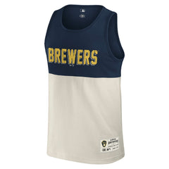 Milwaukee Brewers Darius Rucker Collection by Fanatics Colorblock Tank Top Sale