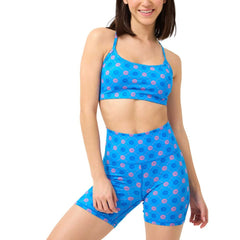 Chicago Cubs Terez Women's TLC Printed High-Waisted Bike Shorts for sale
