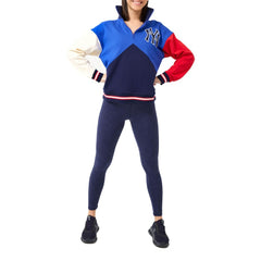 New York Yankees Terez Women's Classic Colorblock Quarter-Zip Sweatshirt Near Me
