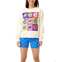 Chicago Cubs Terez Women's Classic Oversized Pullover Sweatshirt Near Me