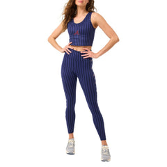 Atlanta Braves Terez Women's Printed Crop Tank Top Outlet