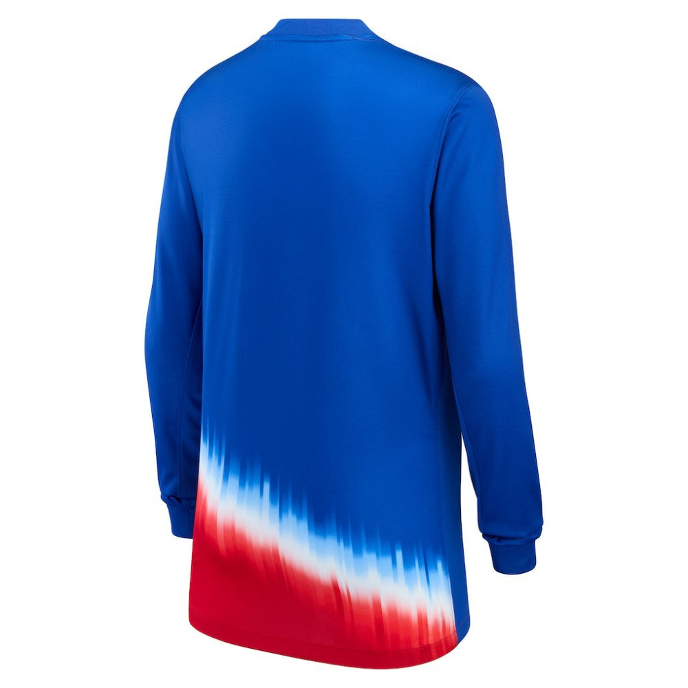 Nike - USMNT Youth 2024 Away Replica Long Sleeve Jersey - Blue