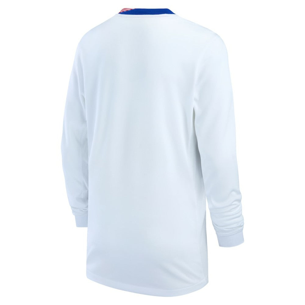 Nike - USMNT Youth 2024 Home Replica Long Sleeve Jersey - White