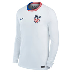 Nike - USMNT 2024 Home Replica Long Sleeve Jersey - White