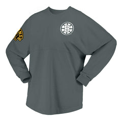 Boston Bruins Fanatics Women's 100th Anniversary Spirit Jersey T-Shirt - Gray | Fanatics online