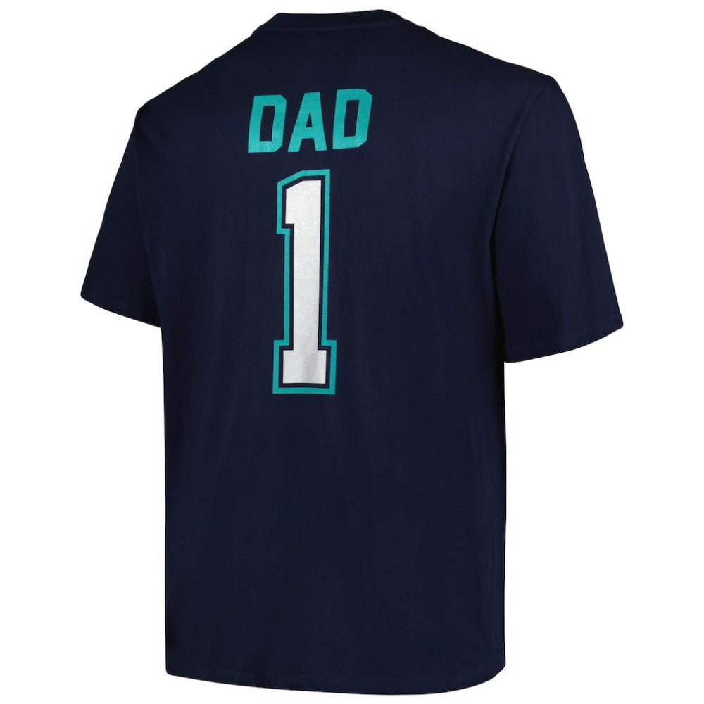 Seattle Mariners Profile Big & Tall #1 Dad T-Shirt for sale
