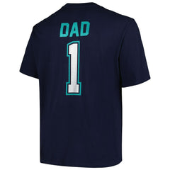 Seattle Mariners Profile Big & Tall #1 Dad T-Shirt for sale