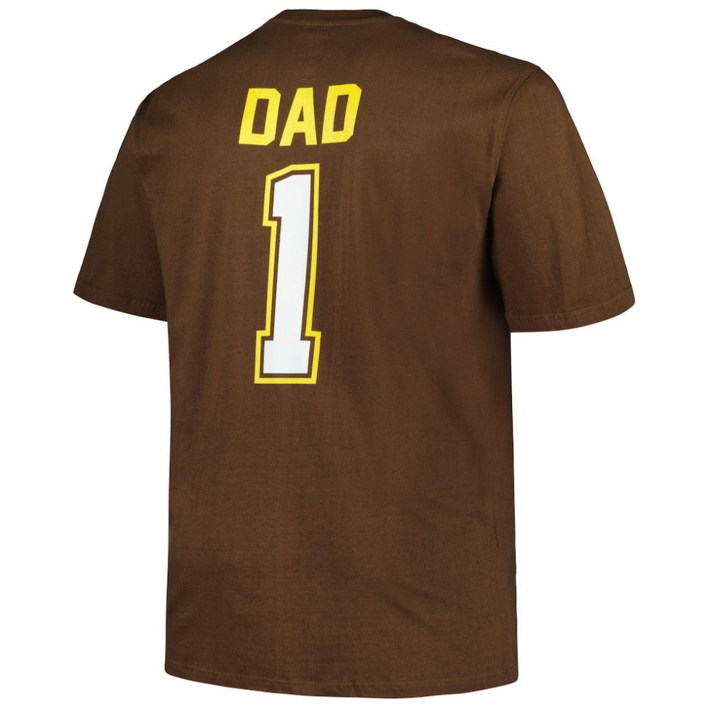 San Diego Padres Profile Big & Tall #1 Dad T-Shirt Sale
