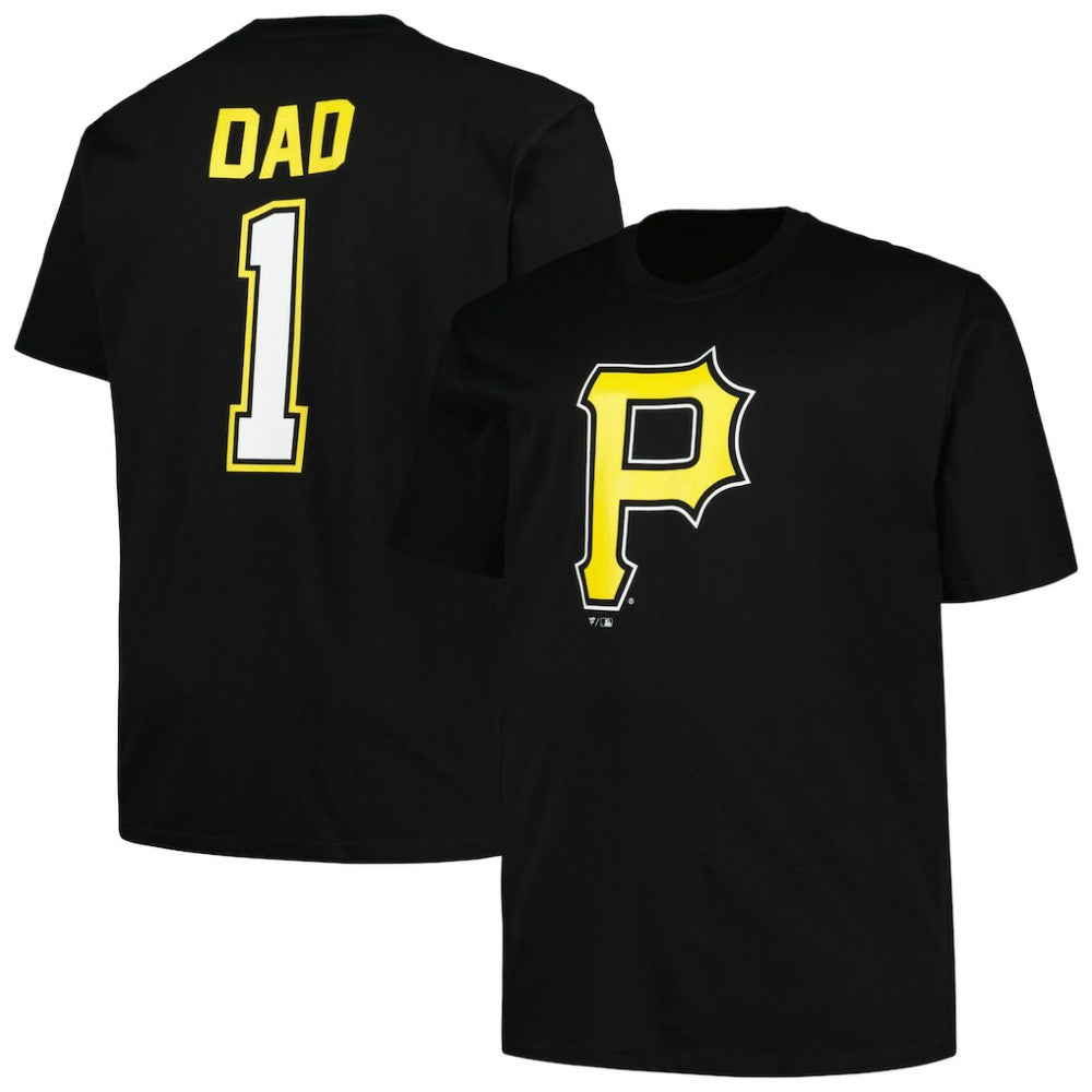 Pittsburgh Pirates Profile Big & Tall #1 Dad T-Shirt for sale