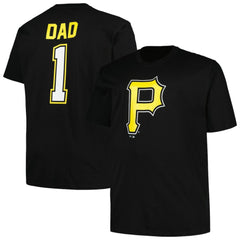 Pittsburgh Pirates Profile Big & Tall #1 Dad T-Shirt for sale