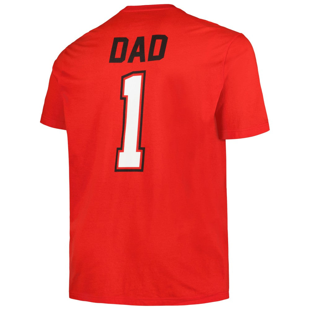 Cincinnati Reds Profile Big & Tall #1 Dad T-Shirt Outlet