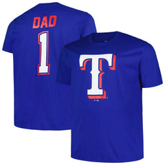 Texas Rangers Profile Big & Tall #1 Dad T-Shirt Near Me