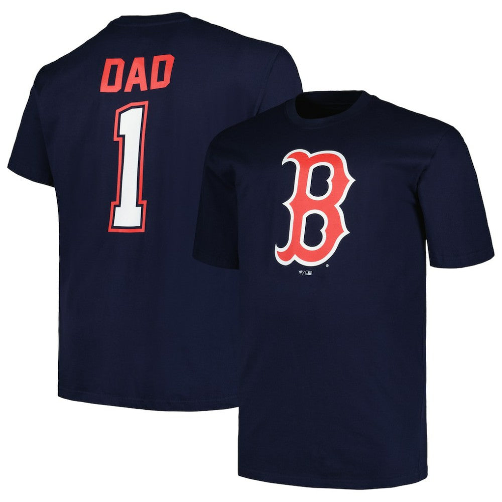 Boston Red Sox Profile Big & Tall #1 Dad T-Shirt Online
