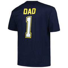 Milwaukee Brewers Profile Big & Tall #1 Dad T-Shirt Discount