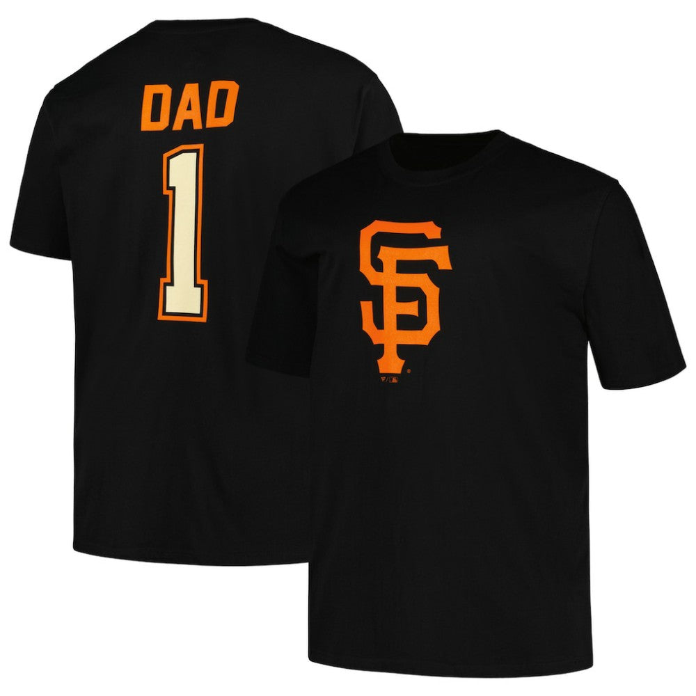 San Francisco Giants Profile Big & Tall #1 Dad T-Shirt Sale