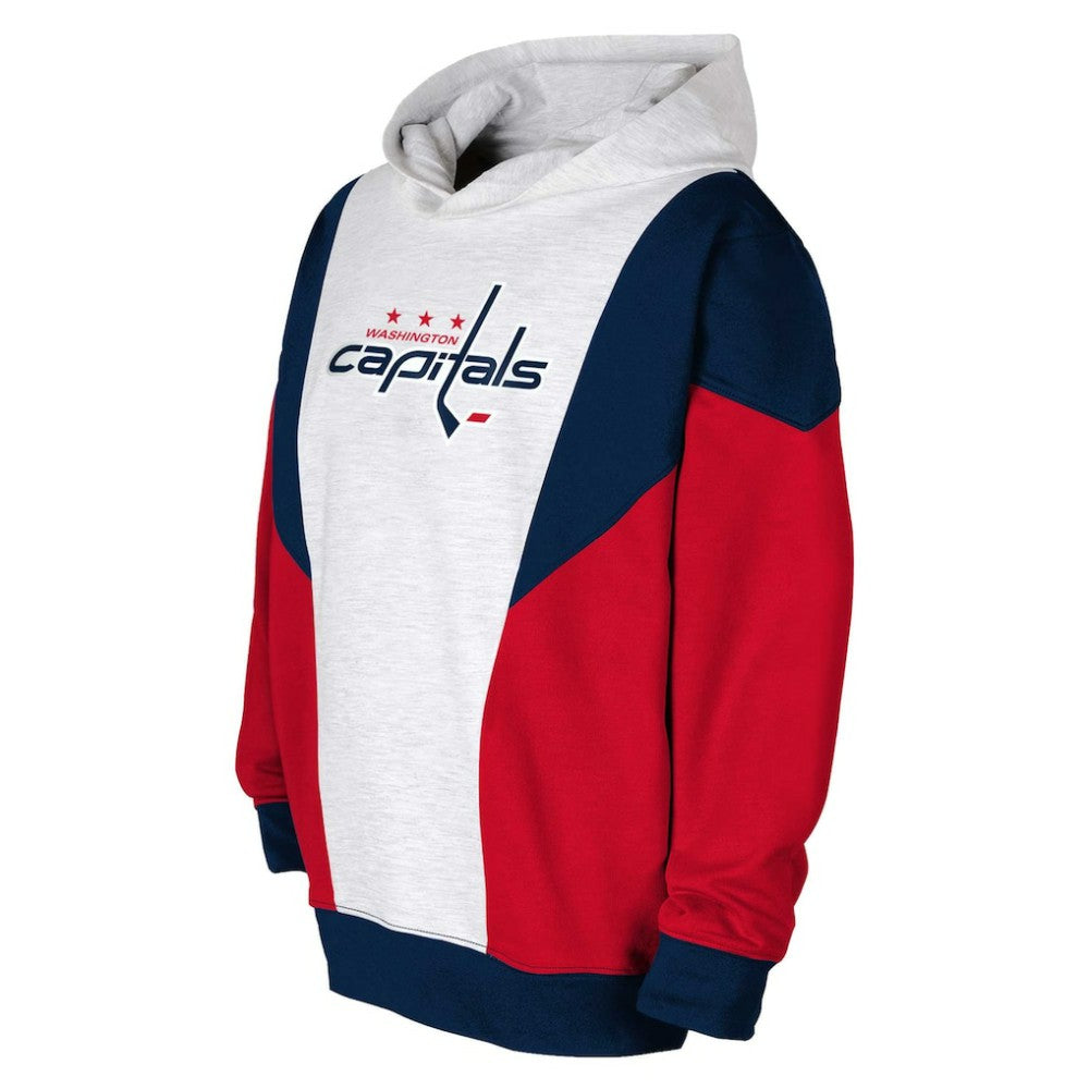 Washington Capitals Youth Champion League Fleece Pullover Hoodie - Ash/Navy | NHL online