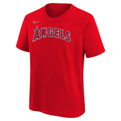 Mike Trout Los Angeles Angels Nike Youth Name & Number T-Shirt Online