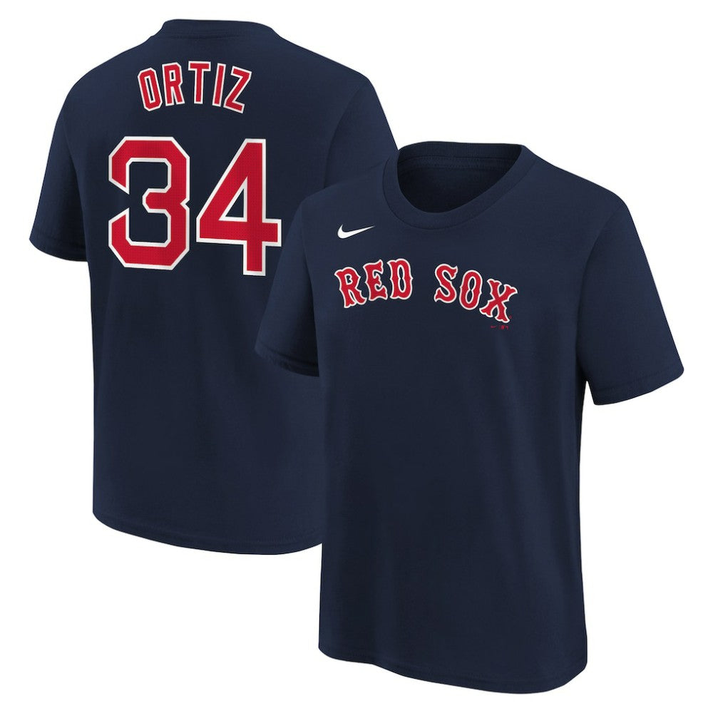 David Ortiz Boston Red Sox Nike Youth Name & Number T-Shirt Sale