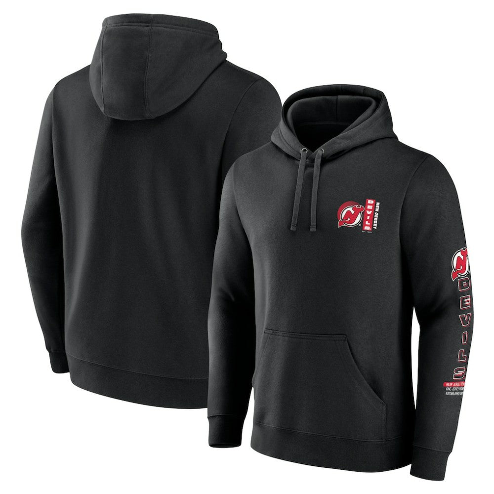 New Jersey Devils Fanatics Revolution Pullover Hoodie - Black | Fanatics near me