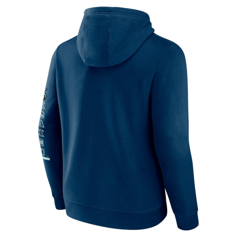 Seattle Kraken Fanatics Revolution Pullover Hoodie - Deep Sea Blue | Fanatics on sale