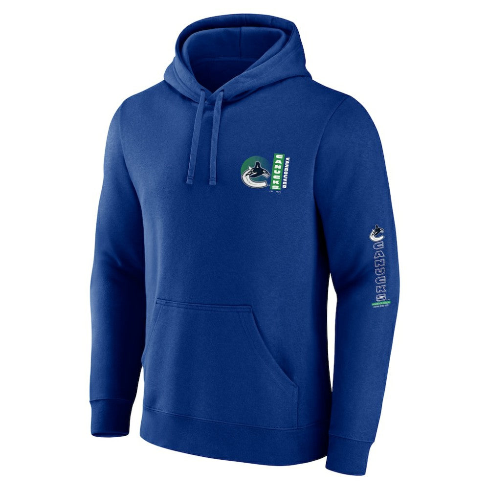 Vancouver Canucks Fanatics Revolution Pullover Hoodie - Blue | Fanatics sale