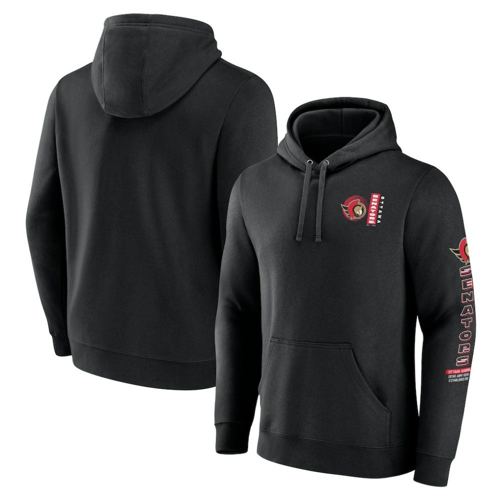 Ottawa Senators Fanatics Revolution Pullover Hoodie - Black | Fanatics discount
