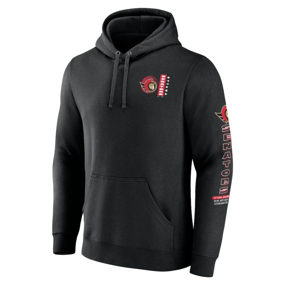 Ottawa Senators Fanatics Revolution Pullover Hoodie - Black | Fanatics discount