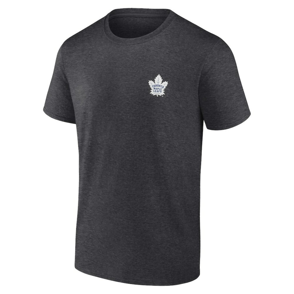 Toronto Maple Leafs Fanatics Backbone T-Shirt - Heather Charcoal | Fanatics on sale